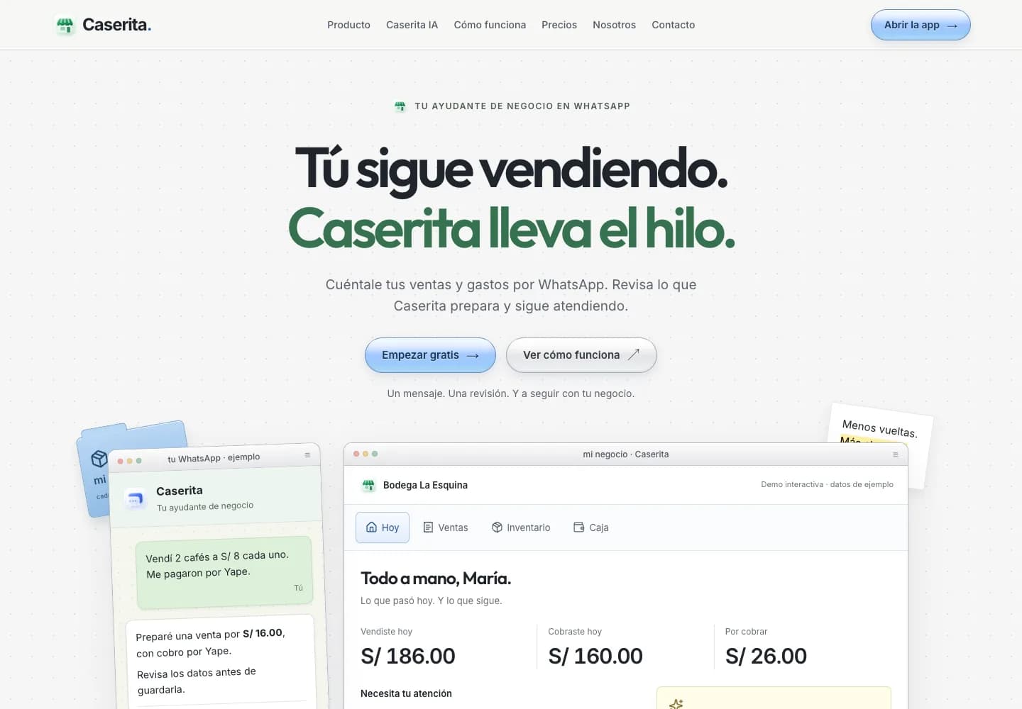 Vista previa de caserita.lat