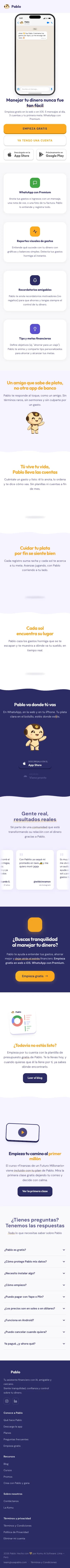 Web de Pablo en celular
